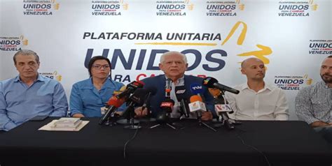 La Plataforma Unitaria Exige Al CNE Que Extienda La Jornada Del RE El