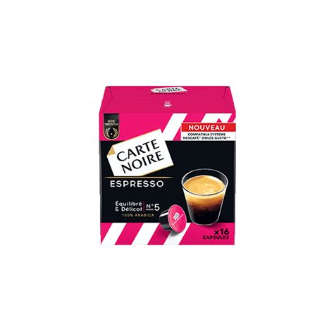 Carte Noire Espresso Compatible Dolce Gusto Capsules Caf