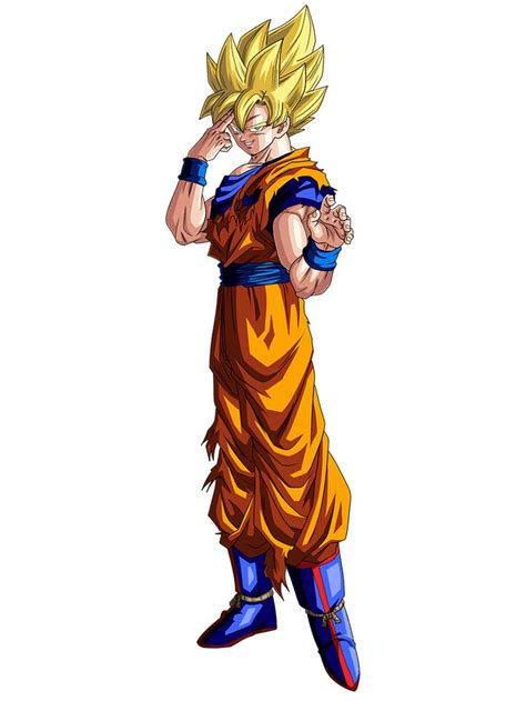 Goku ssj - Cell Saga render 3 by Maxiuchiha22 on DeviantArt | Goku ...