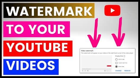 How To Add Watermarks To Your YouTube Videos In 2024 In YouTube