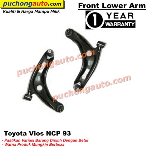 Front Lower Control Arm For Toyota Vios NCP93 1 Year Warranty Car