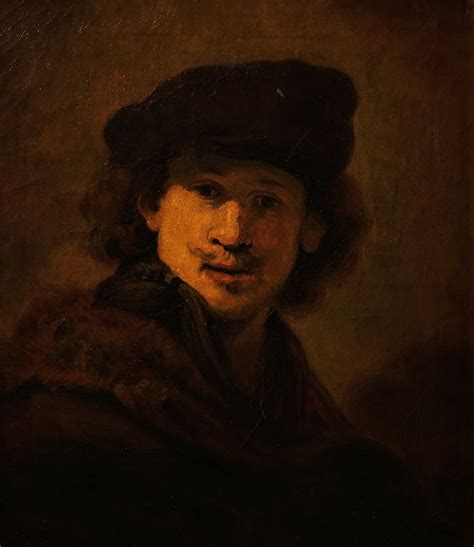 Hollandse School Xix After Rembrandt Van Rijn 1606 1669 Self