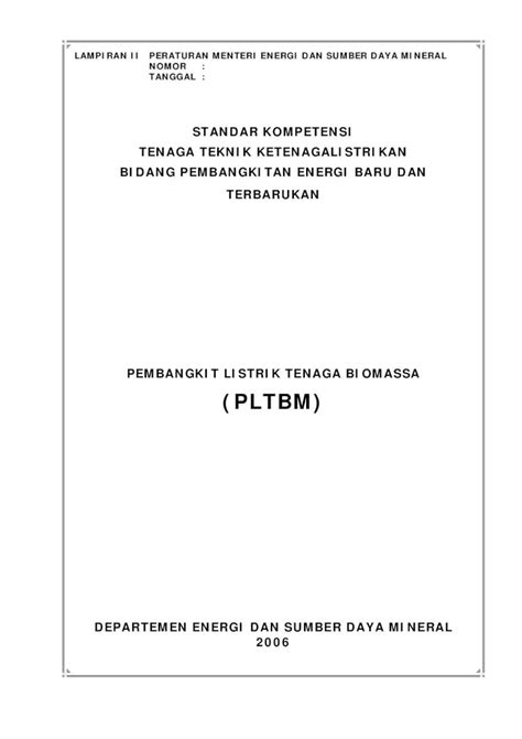 Pdf Standar Kompetensi Tenaga Teknik Ketenagalistrikan Gatrik Esdm