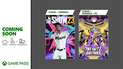 Todos Los Juegos De Xbox Game Pass De 2023 — Mlb The Show 23 E Infinite Guitars Movistar Esports