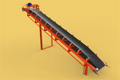 Realistic Low Poly Conveyor Belt 3d Model 24 Max Unknown Fbx Obj Ma C4d Free3d