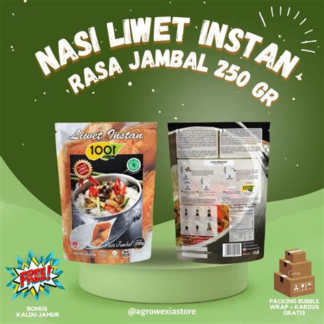 Jual Nasi Liwet Instant Rasa Jambal Gr Shopee Indonesia