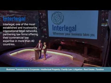 Interlegal Top Rated International Lawyers Law Firms Network YouTube