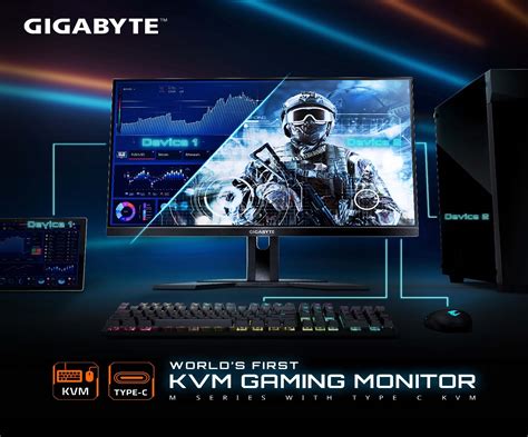 Gigabyte Lanza Una Nueva L Nea De Monitores Para Juegos Con Kvm