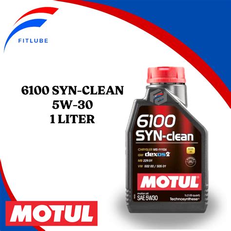 MOTUL 6100 SYN CLEAN 5W 30 1L Lazada PH