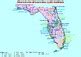 Map Of Large Cities In The State Of Florida Ranked By Population