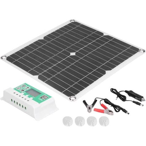 Kit De Panneau Solaire 40W 18V Contrôleur De Charge Solaire Polyvalent