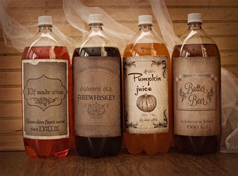 Harry Potter Drink Labels Artofit