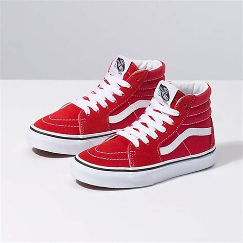 Red high top vans on Mercari | Red high top vans, Vans shoes, High top vans