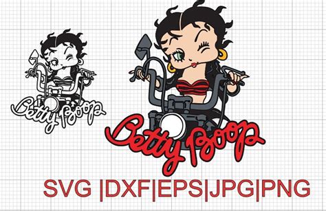 Betty Boop Svg Cricut Files Betty Boop Shirt Svg Vintage Etsy