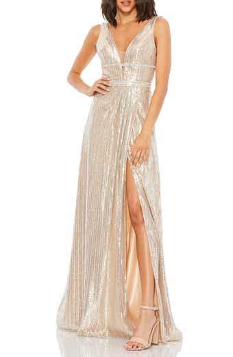 Mac Duggal Sequin Leaf Mermaid Gown Nordstrom Mac Duggal Wrap Gown