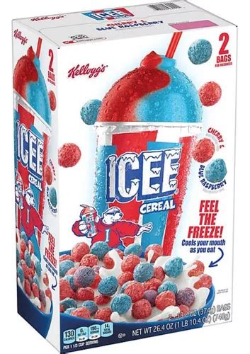 Icee Cereal Sabor Cherry Blue Raspberry 1 Caja Con 2 Bolsas 748g Mercadolibre