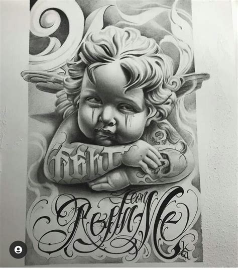 Pin De Hector Gutierrez Em Tatuajes Desenhos De Tatuagem De Anjo Ideias De Tatuagens