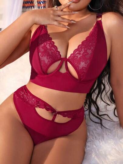 Plus Size And Curve Intimates Plus Size Lingerie Shein Usa