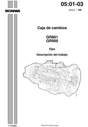 Manual De Taller Reparaci N Caja De Cambios Scania Gr En Venta En