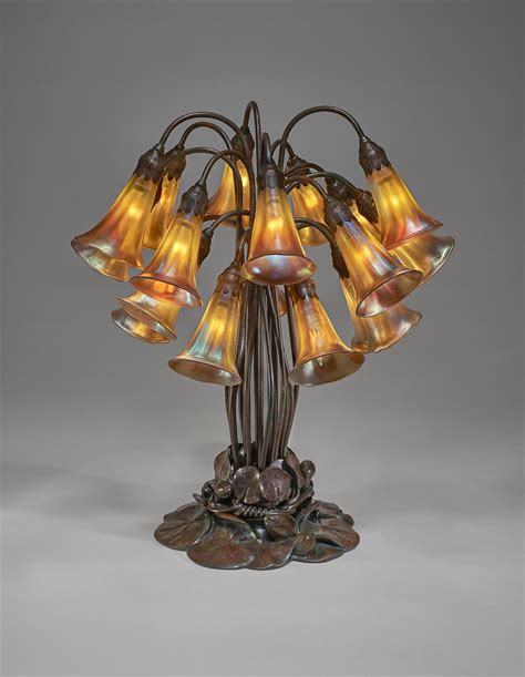 Tiffany Studios Eighteen Light Lily Table Lamp Circa 1904 Christies