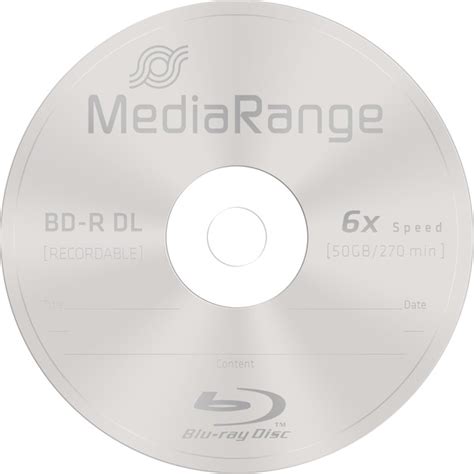 Mediarange Bd R Dual Layer Gb Blu Ray Rohlinge Fach St Ck