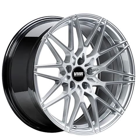 19 Staggered VMR Wheels V801 Hyper Silver Flow Formed Rims VMR010 4