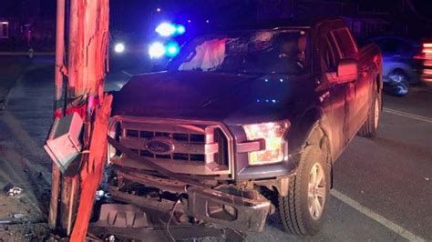 Police Driver Charged With Dwi After Crashing Into Utility Pole In