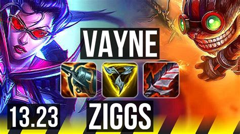 VAYNE Pyke Vs ZIGGS Xerath ADC 23 2 11 Quadra 65 Winrate