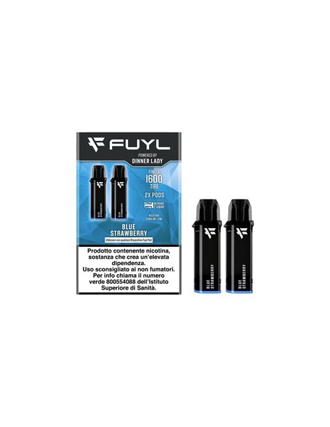 Fuyl Starter Kit Pod Blue Strawberry 800 Puff Svapoebasta