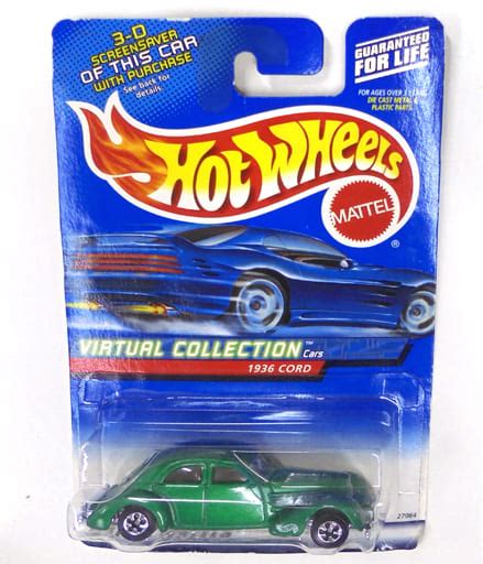 駿河屋 1 64 1936 CORD グリーン Hot Wheels VIRTUAL COLLECTION Cars 27064 0910G1 ホットウィールhotwheels