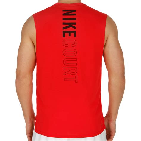 Buy Nike Court Breathe Tank Top Men Red Black Online Tennis Point Uk