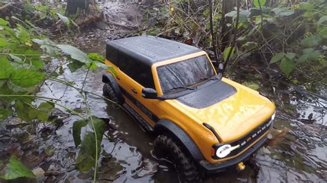 Traxxas Trx 4 Bronco 2021 Crawling Track Water Off Road Youtube