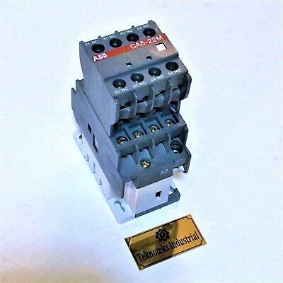 ABB A9 30 10 CONTACTOR 110 120VAC COIL CA5 22M AUXILIARY CONTACT