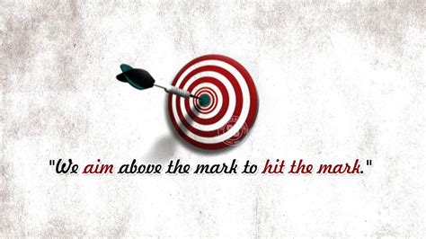 We Aim Above The Mark To Hit The Mark Hd Target Wallpapers Hd