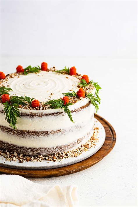 Naked Carrot Cake With Brown Butter Frosting Baker Street Society