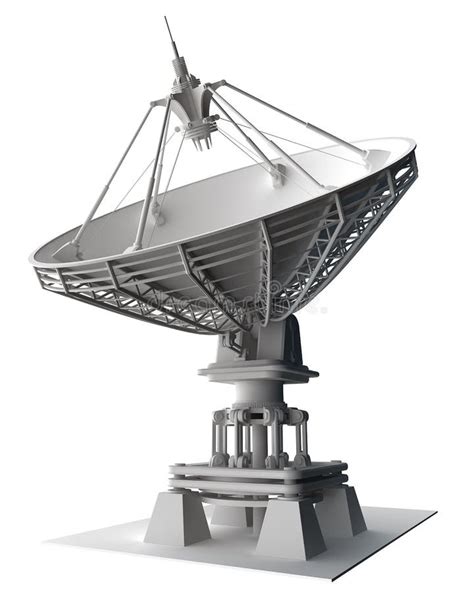 Satellite Dishes Antenna Doppler Radar Royalty Free Stock Photography