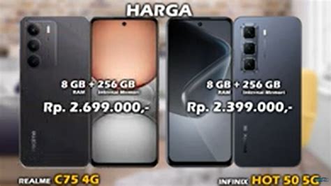 Perbandingan HP Realme C G Vs Infinix Hot G Beda Ribuan Tapi Mana Yang Punya RAM Dan
