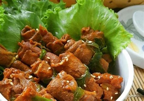 Resep Tumis Daging Sukiyaki Roll🥓 Oleh Tata My Beloved Cookpad