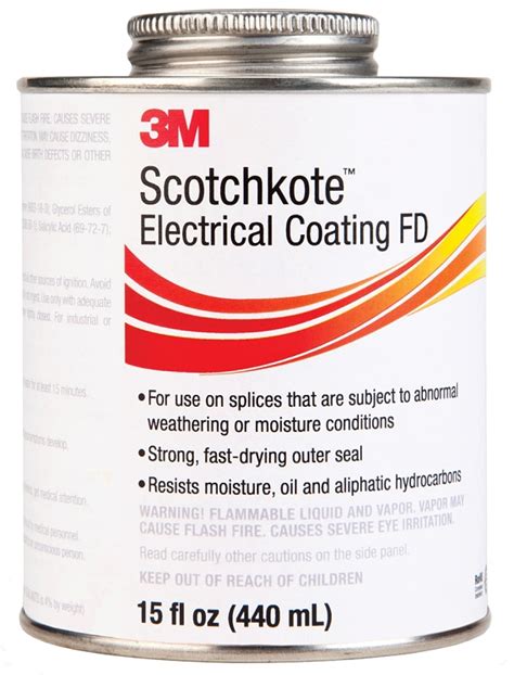 6199780 3m Scotchkote 14853 Electrical Coating Liquid Dark Brown 15