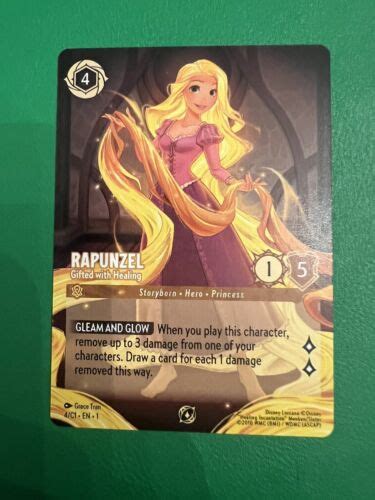 Rapunzel Gifted With Healing Lorcana Challenge Non Foil C Atlanta