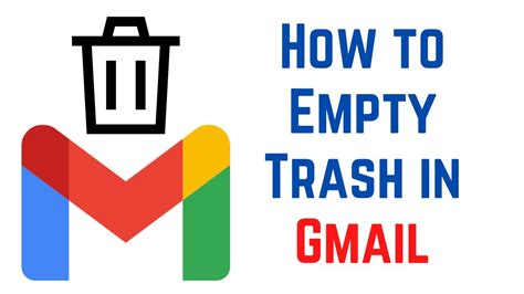 How To Empty Trash In Gmail Delete Email Permanently In Gmail Youtube