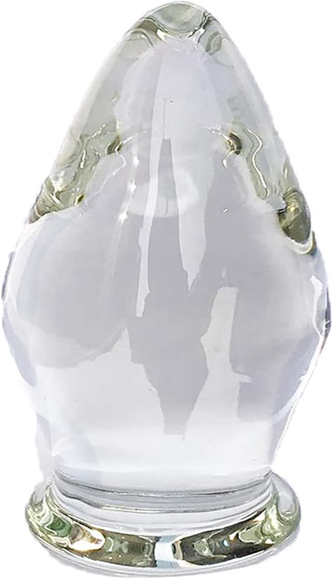 Glas Plug XXL 80 Mm Analplug Mann Super Groß Kristall Analkugeln Glas Dildo Analdilos Buttplug