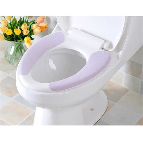 Abattant Wc Violet Tapis De Toilette Collant Couverture De Si Ge De