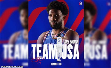 Joel Embiid Kumampi Sa Usa Para Sa 2024 Paris Olympics