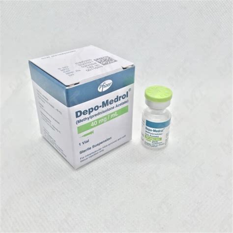 Depo Medrol Methylprednisolone Acetate 40mg Memon Traders