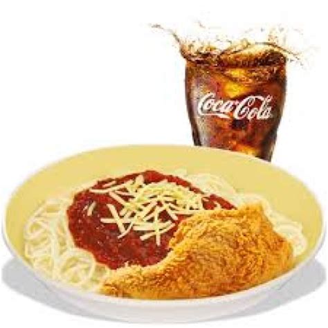 Pc Chickenjoy With Spaghetti By Jollibee