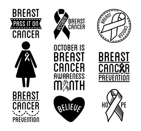 Breast cancer logos Vector Art Stock Images | Depositphotos