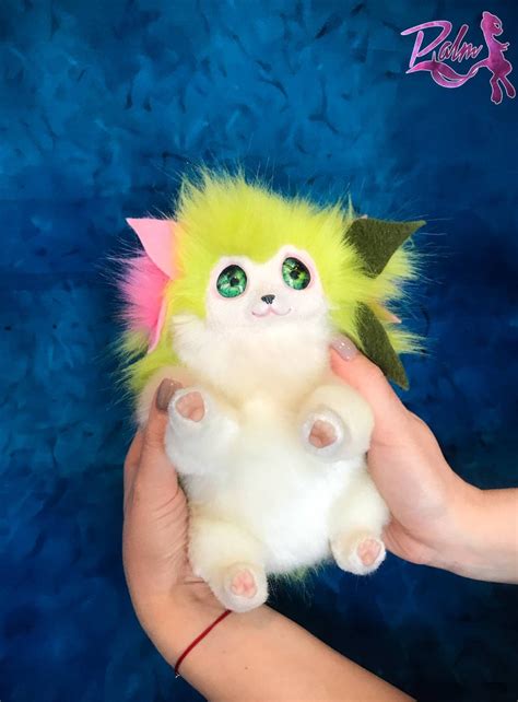 Pokemon Shaymin plush realistic doll. Stuffed Hedgehog art | Etsy