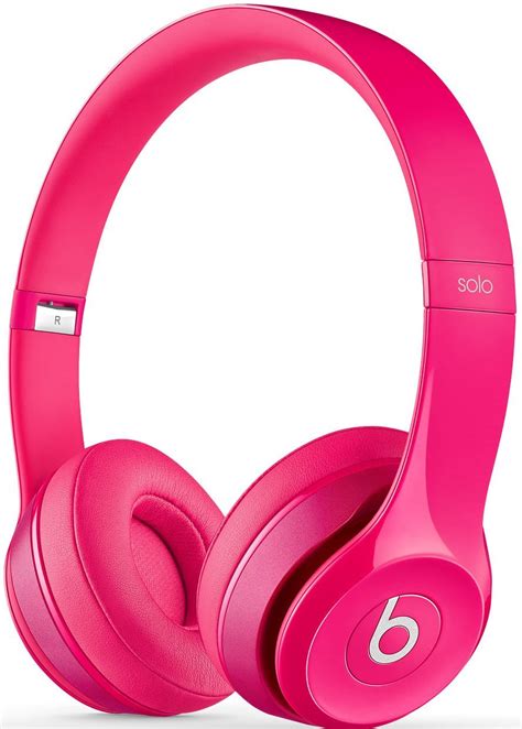 Beats by Dre Solo HD Drenched Headphones with Mic - Pink | eBay