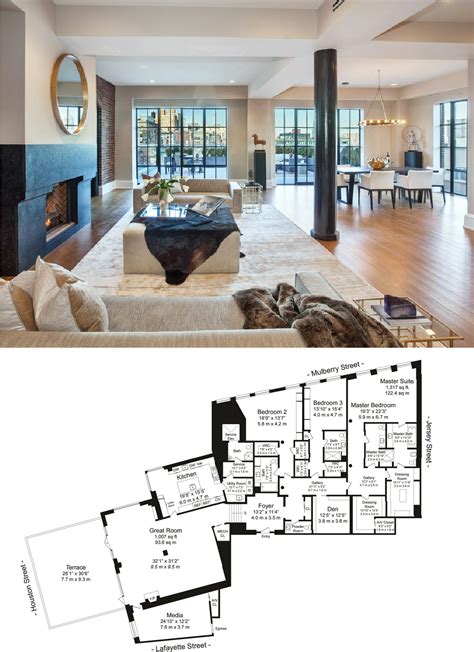 New York Penthouse Floor Plan | Printable Templates Free